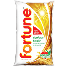 Fortune Oil, 1 L Pouch Rice Bran...